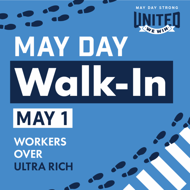 May 1 Walk-In